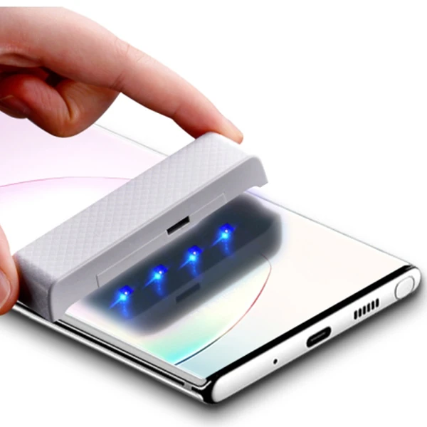 Ally Sm Galaxy Note 20 Full Uv Liquid+Uv Işık 3d Kırılmaz Cam Ekran Koruyucu-(5775) - Görsel 2