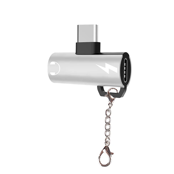 Anahtarlık Dual Usb Type C Şarj Dönüştürücü Başlık Adaptör-(5775) - Görsel 6