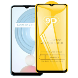 Ally OPPO Realme C21 Full Glue-Tempered Cam Ekran Koruyucu-(5775)