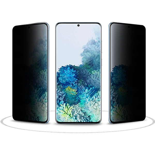ALLY SM Galaxy S20 FE 3D Full Privacy Gizlilik Tempered Cam Ekran Koruyucu-(5775) - Görsel 2