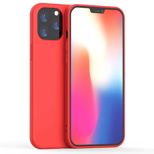 İPhone 12-İPhone 12 Pro Lansman Kılıf İçi Kadife Soft Silikon Kılıf-(5775) - Görsel 2