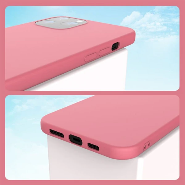 İPhone 12-İPhone 12 Pro Lansman Kılıf İçi Kadife Soft Silikon Kılıf-(5775) - Görsel 4