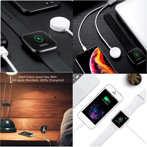 Ally 2in1 Apple Watch Şarj- İPhone Usb Şarj Kablosu-(5775) - Görsel 2