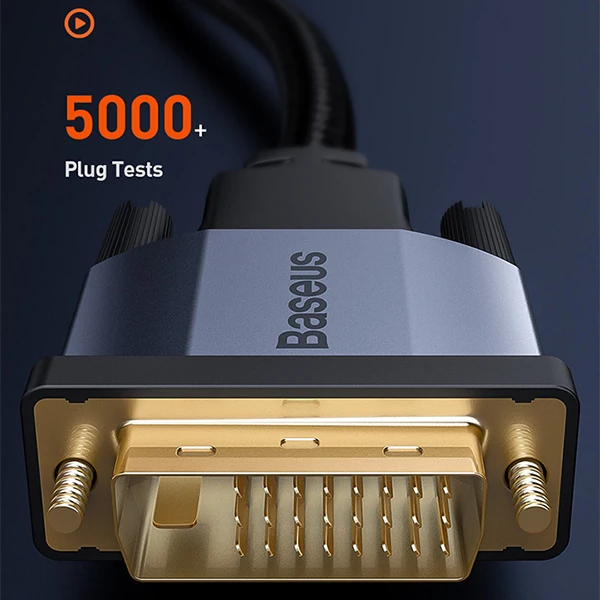 Baseus Enjoyment Series DVI TO DVI HDTV Projector Kablo 1 Metre-(5775) - Görsel 5