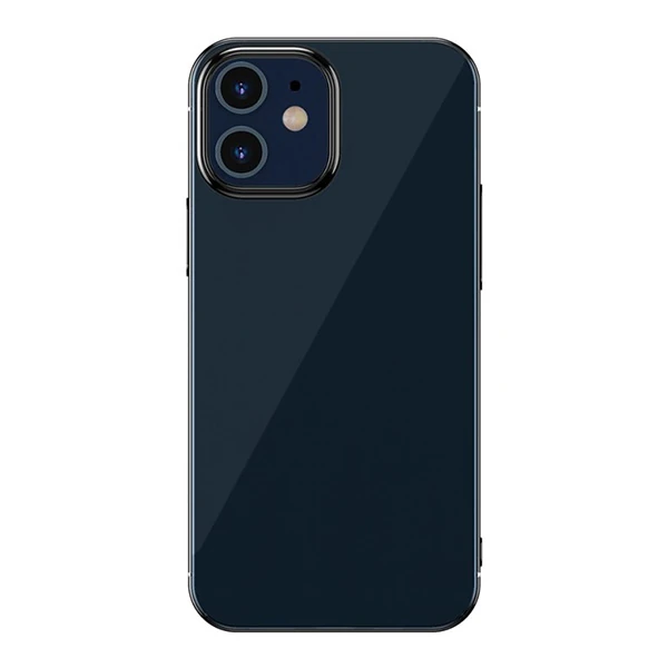 Baseus Glitter Case İPhone 12 Mini 5.4 Şeffaf Lüx Silikon Kılıf Soft TPU Kılıf-(5775) - Görsel 4