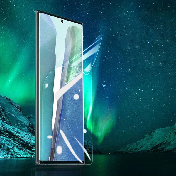 Baseus Sm Galaxy Note 20 Full Ekran Koruyucu 0.15mm 2 Adet Set Water Gel-(5775) - Görsel 5