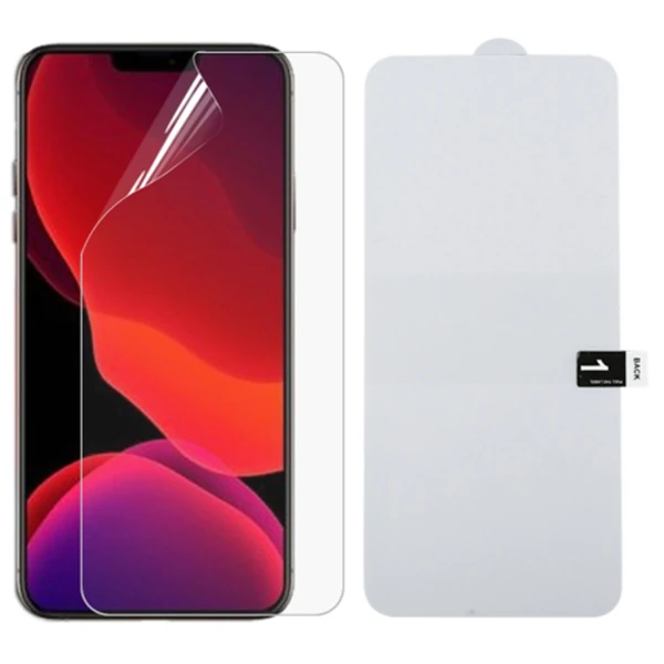 İPhone 12 Mini 5.4 Full Kaplama Hidrojel Film Full Ekran Koruyucu-(5775) - Görsel 4