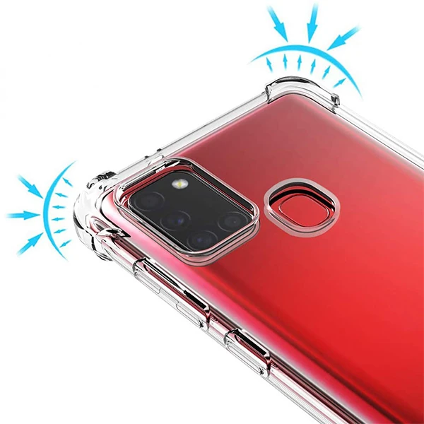 SM Galaxy A21S (SM-A12) Anti-Drop Shockproof Darbe Emici Silikon Kılıf-(5775) - Görsel 4