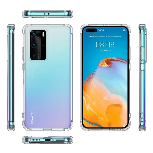 Huawei P40 Anti-Drop Darbe Emici Silikon Kılıf-(5775) - Görsel 3