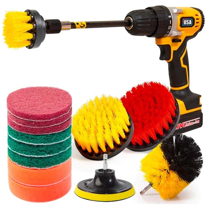 ALLY 31 Parça Çok Amaçlı Ev Banyo ve Araç Matkap Ucu Temizlik Seti-(5775) - Görsel 5