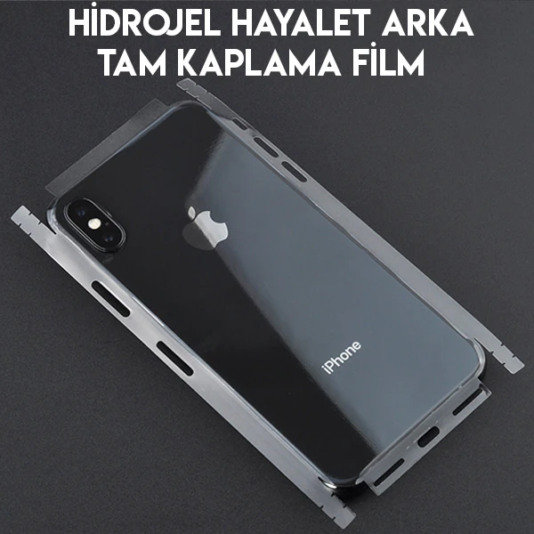 İPhone 12 6.1 Hidrojel Hayalet Arka Yan Tam Kaplama Koruyucu Film-(5775) - Görsel 4