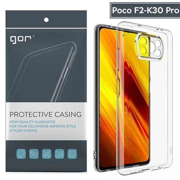 GOR Xiaomi Poco X3 Şeffaf Kamera Korumalı Ultra Slim Tpu Kılıf-(5775)