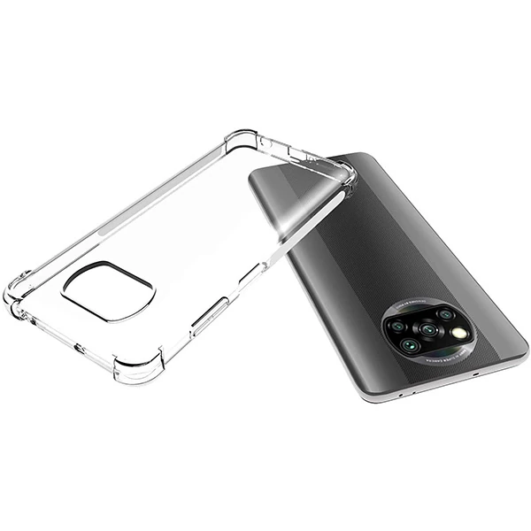 ALLY Poco X3 Anti-Drop Silikon Kılıf Shockproof Kılıf-(5775) - Görsel 3