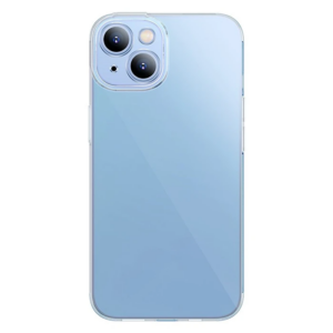 Baseus Simple Case iPhone 14 6.1 Kamera Korumalı İnce Silikon Şeffaf Kılıf-(5775)