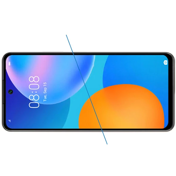 Huawei P Smart 2021 Full Glue Tempered Cam Ekran Koruyucu-(5775) - Görsel 5