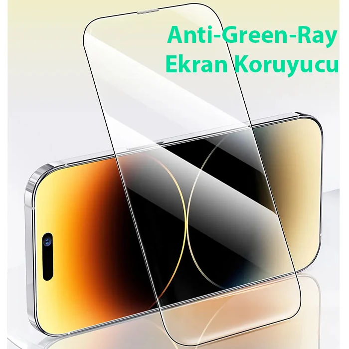 Baseus Corning iPhone 15 Pro Full Koruma Eye-Protection Tempered Cam Ekran Koruyucu-(5775) - Görsel 2