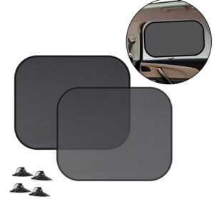 Ally Araç Oto Yan Cam Vantuzlu Güneşlik Kalkan 2 Adet 36x44cm-(5775)