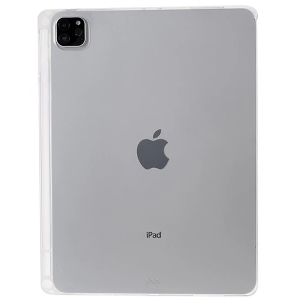 ALLY iPad Pro 11-inch (2021)-(2020)-(2018) Kalem Yerli Şeffaf Silikon Kılıf-(5775) - Görsel 5