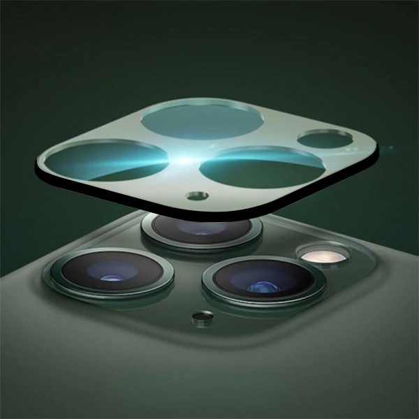 Usams US-BH577 iPhone11 Pro Max Tempered Cam Kamera Koruyucu-(5775) - Görsel 5