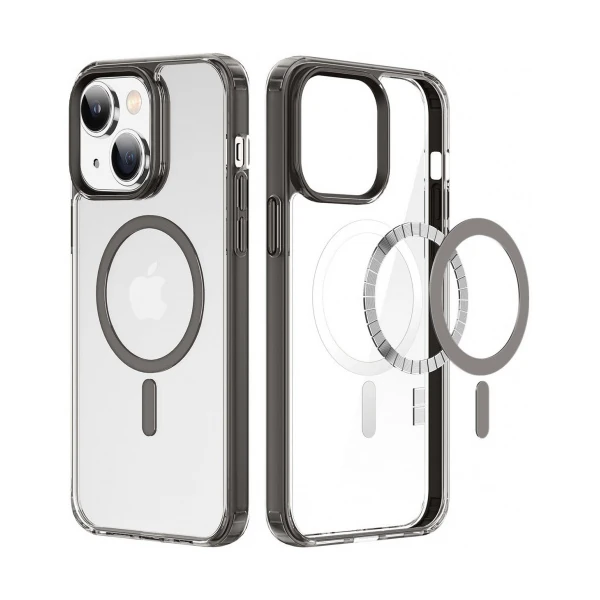 Dux Ducis Clin Mag Series iPhone 14 Plus 6.7 Magsafe Uyumlu Manyetik Silikon Kılıf-(5775) - Görsel 3