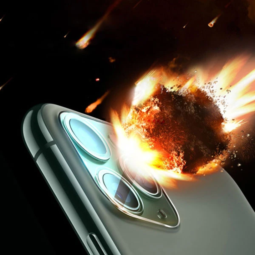 iPhone 12 Mini 5.4 Full Tempered Kamera Koruyucu Kırılmaz Cam-(5775) - Görsel 4