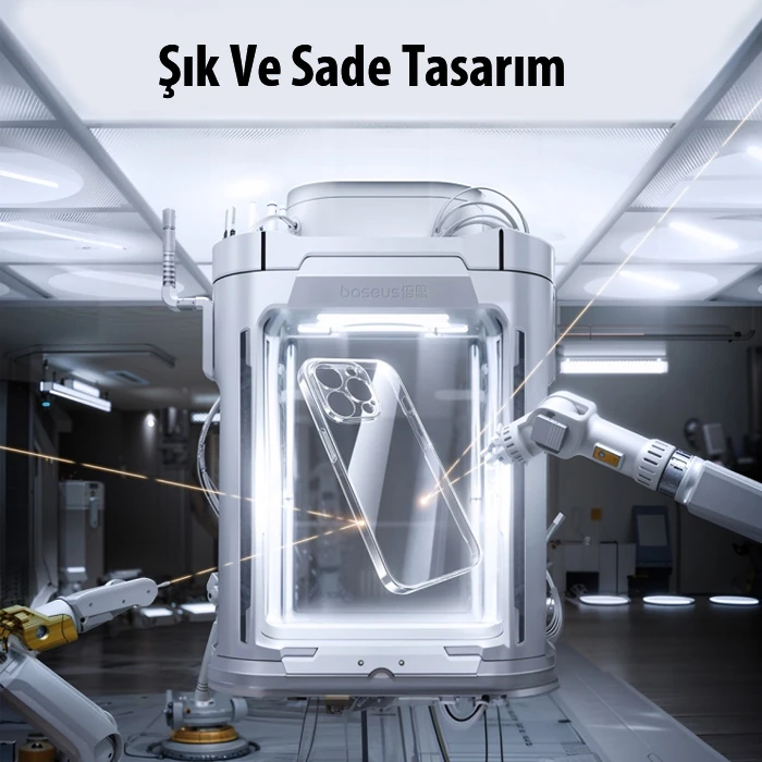 Baseus iPhone 15 Lucent Serisi Ultra İnce Transparan Kılıf-(5775) - Görsel 5