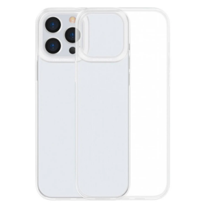 Baseus Simple Case iPhone 13 Pro Max İnce Silikon Şeffaf Kılıf-(5775)