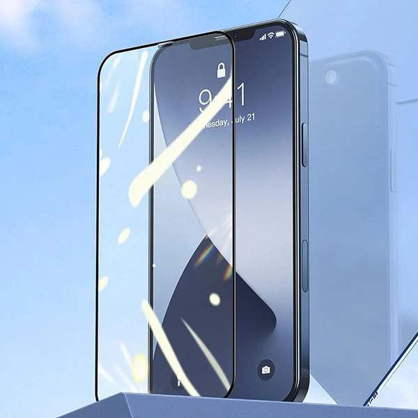 Baseus 0.25MM İPhone 12-12 PRO 6.1 3D Full Tempered Cam Ekran Koruyucu 2adet-(5775) - Görsel 3