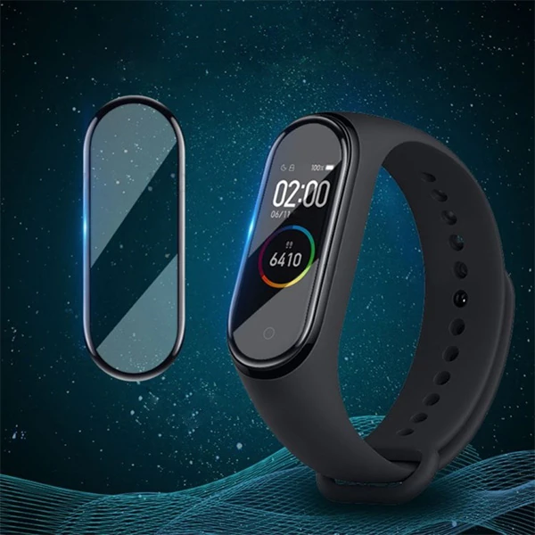 Xiaomi Mi Band 6-Mi Band 5 3D Kavisli Full Kaplama Koruyucu-(5775) - Görsel 5