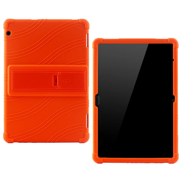 Huawei Mediapad T510 Standlı Silikon Kılıf-(5775) - Görsel 2