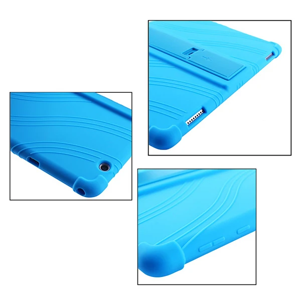 Huawei Mediapad T510 Standlı Silikon Kılıf-(5775) - Görsel 4