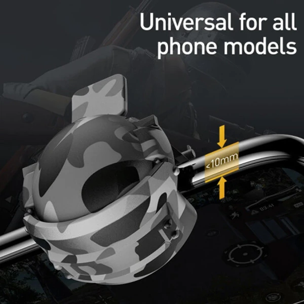 Baseus Gamo GA03 Gamepad Oyun Ateşleyici Tetik/ Level 3 Helmet PUBG Gadget-(5775) - Görsel 4