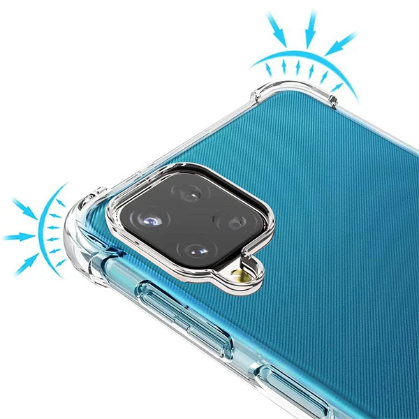 SM Galaxy A12 - M12 Anti-Drop Shockproof Darbe Emici Silikon Kılıf-(5775) - Görsel 3