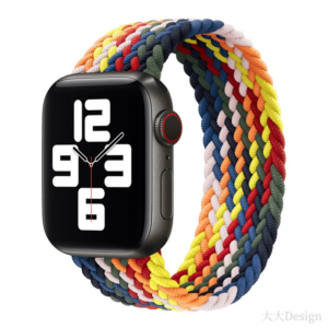 Ally Apple Watch 7-8 45mm 6-5-4 44mm Watch Ultra 49mm Single loop Plastik Kayış Kordon 3-2-1 42mm-(5775)