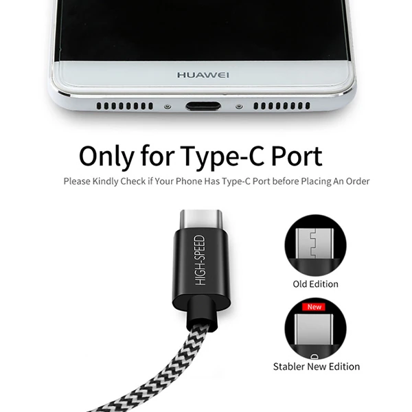 DUX DUCIS Usb Type C Kopmaz Yırtılmaz Usb kablo Hızlı Şarj 1 metre-(5775) - Görsel 3