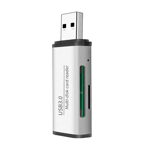 ADS-105 USB 3.0 Hızlı Card Reader SD/TF Hafıza Kart Okuyucu-(5775) - Görsel 2