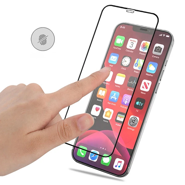 İPhone 12/ 12 Pro 6.1 Full Glue Tempered Cam Ekran Koruyucu Full Kaplama-(5775) - Görsel 2
