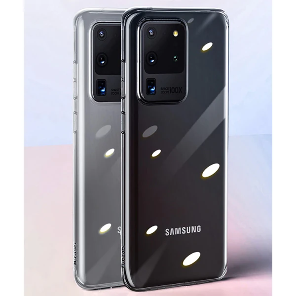 Baseus Simple Case Samsung Galaxy S20Ultra Şeffaf Silikon Kılıf-(5775) - Görsel 5