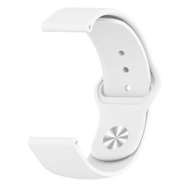 Ally 20MM Galaxy Watch 42MM/ Active 1-2/ S2 Classic Kayış Kordon Silikon-(5775) - Görsel 5