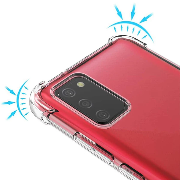 SM Galaxy A02S - M02S Anti-Drop Shockproof Darbe Emici Silikon Kılıf-(5775) - Görsel 5