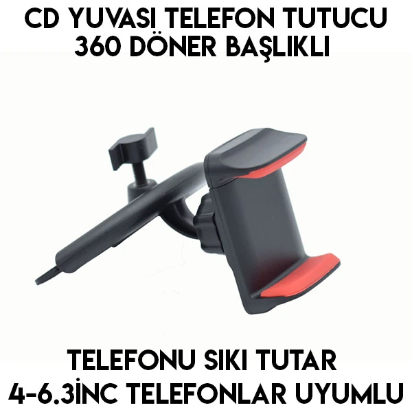 Ally Çok fonksiyonlu Araç CD Yuvası Telefon Tutucu-(5775) - Görsel 3