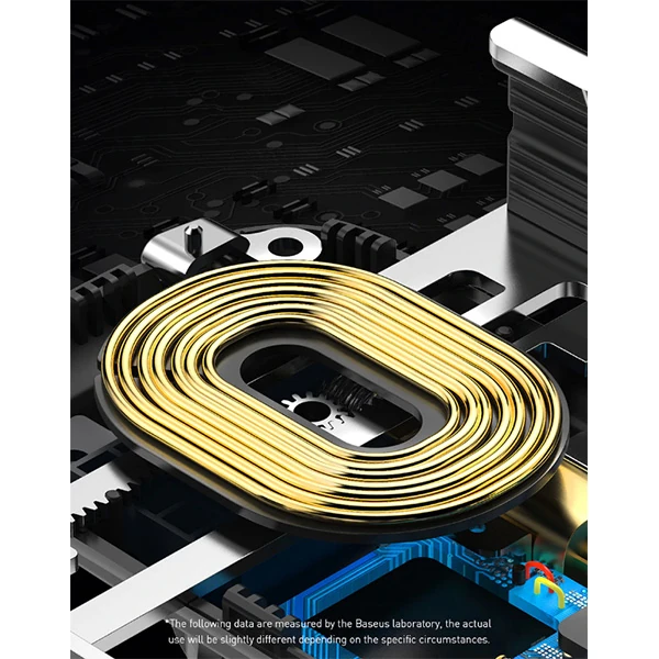 Baseus Rock-Solid Tam Otomatik 10W Wireless Kablosuz Araç Şarj Tutucu-(5775) - Görsel 6