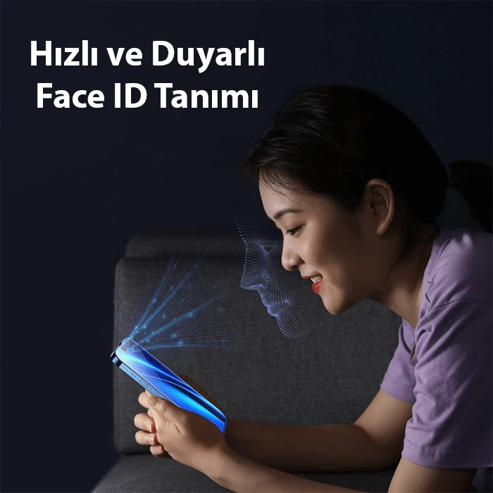 Baseus iPhone 15 Plus Privacy Hayalet Full Koruma Tempered Cam Ekran Koruyucu-(5775) - Görsel 4