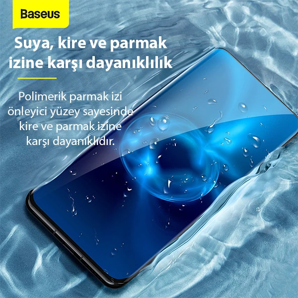 BASEUS Huawei P50 0.15mm Full Darbe Emici Ekran Koruyucu 2 Adet Set-(5775) - Görsel 4