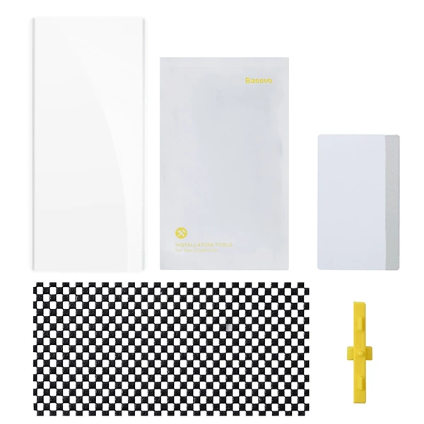 BASEUS Huawei P50 0.15mm Full Darbe Emici Ekran Koruyucu 2 Adet Set-(5775) - Görsel 5