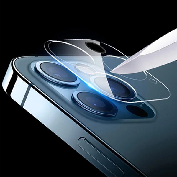 GOR İPhone 12 Pro 6.1 Best Full Tempered Cam Kamera Koruyucu 2Adet Set-(5775) - Görsel 3