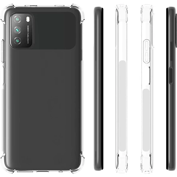 ALLY Poco M3 Anti-Drop Silikon Kılıf Shockproof kılıf-(5775) - Görsel 2