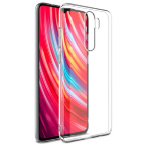 Xiaomi Redmi Note 8 Pro Kamera Korumalı Fit Şeffaf Silikon Kılıf-(5775)