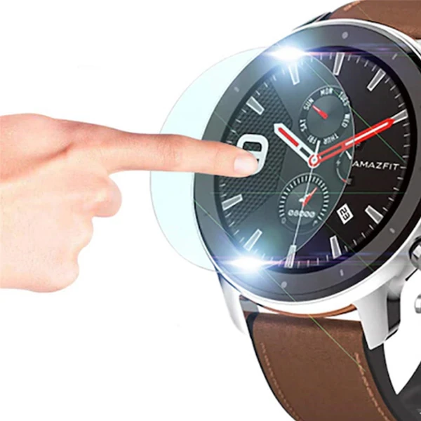 Amazfit GTR 42mm Tempered Cam Ekran Koruyucu-(5775) - Görsel 3
