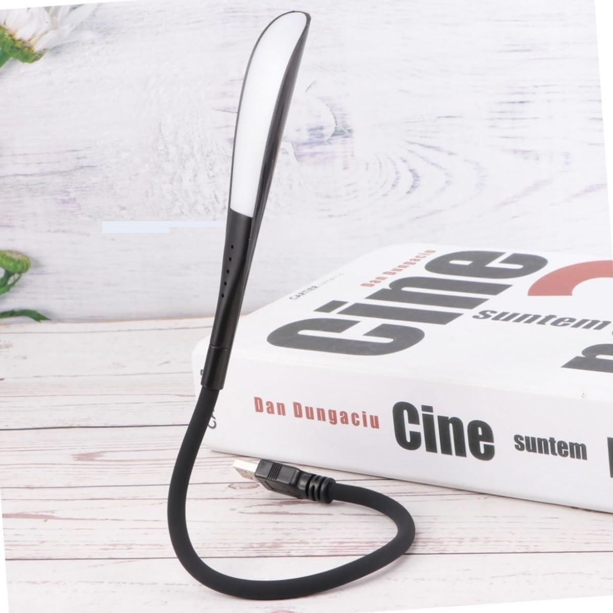 USB Girişli 14 Ledli 3 Kademeli Dokunmatik Masa/Kitap Okuma Lambası Ledi Siyah - Görsel 3